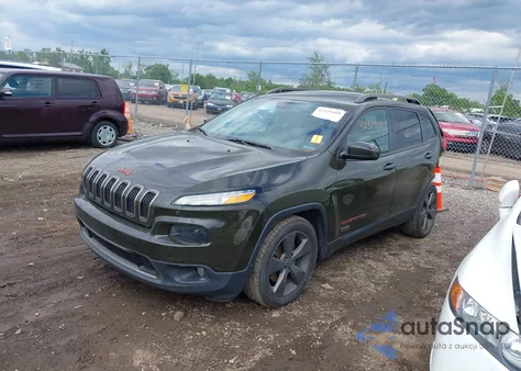 2016 Jeep Cherokee 75Th Anniversary z USA, uszkodzony, nr VIN 1C4PJLCB4GW287800